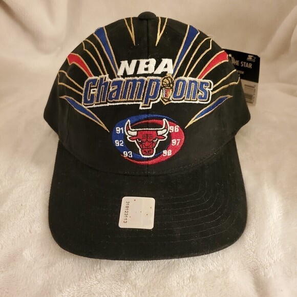 Nwt Vintage 1998 Chicago Bulls Last Dance Locker Room Championship Starter Hat - Picture 1 of 16